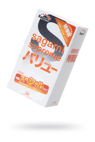 Презервативы Sagami №24 латексные  Xtreme 0.04mm 